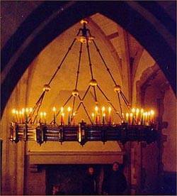 medieval candle chandelier