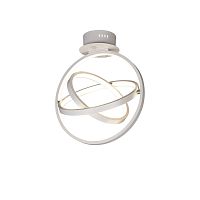 Люстра потолочная LED ORBITAL 5746 Mantra хром белая на 1 лампа, основание белое в стиле хай-тек кольца