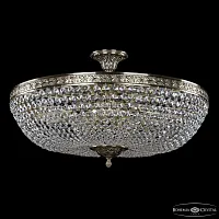 Люстра потолочная 19111/70IV GB C1 Bohemia Ivele Crystal прозрачная на 16 ламп, основание золотое в стиле классика sp