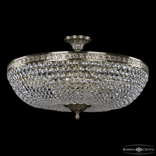 Люстра потолочная 19111/70IV GB C1 Bohemia Ivele Crystal прозрачная на 16 ламп, основание золотое в стиле классический sp