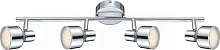 Спот С 4 лампами ROIS 56213-4 GLOBO хром LED в стиле современный 