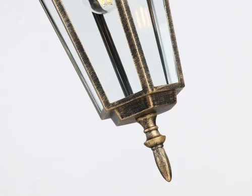 Подвесной светильник ST2031 Ambrella light уличный IP54 чёрный 1 лампа, плафон прозрачный в стиле современный хай-тек E27 фото 6