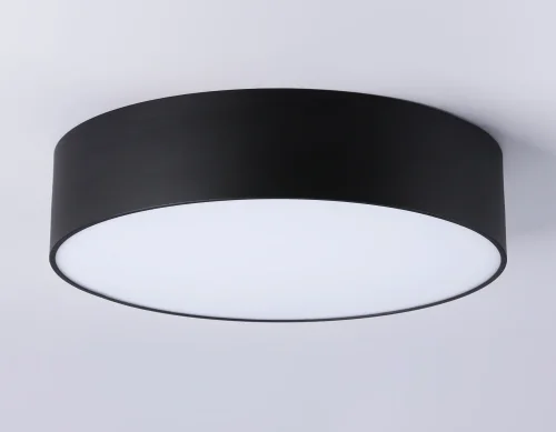 Светильник потолочный LED Air Alum FV5521 Ambrella light чёрный 1 лампа, основание чёрное в стиле современный хай-тек  фото 4