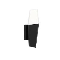 Настенный светильник Farindola 900682 Eglo уличный IP44 чёрный 1 лампа, плафон белый в стиле минимализм модерн E27