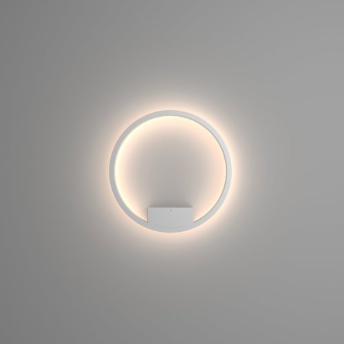 Бра LED Rim MOD058WL-L25WK Maytoni белый на 1 лампа, основание белое в стиле современный минимализм отражённый свет фото 3