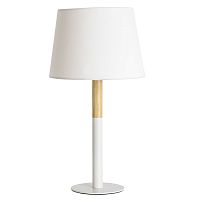 Настольная лампа Marco A2102LT-1WH Arte Lamp белая 1 лампа, основание белое металл в стиле современный 