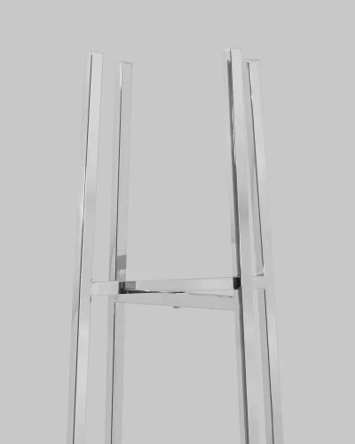Стеллаж Ланс, прозрачное стекло, сталь серебро УТ000036348 Stool Group, размеры - *1830**530 мм фото 3