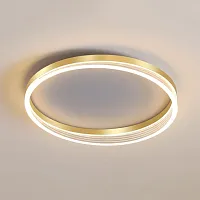 Светильник потолочный LIGO D40 Brass 223791-23 ImperiumLoft прозрачный 1 лампа, основание латунь в стиле минимализм современный 