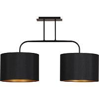 Светильник потолочный Alice Gold 4962-NW Nowodvorski чёрный 2 лампы, основание чёрное в стиле классический 