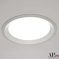 Светильник точечный LED Ingrid 3322.LDY16016/16W/6K Arte Perfetto Luce белый 1 лампа, основание белое в стиле модерн 