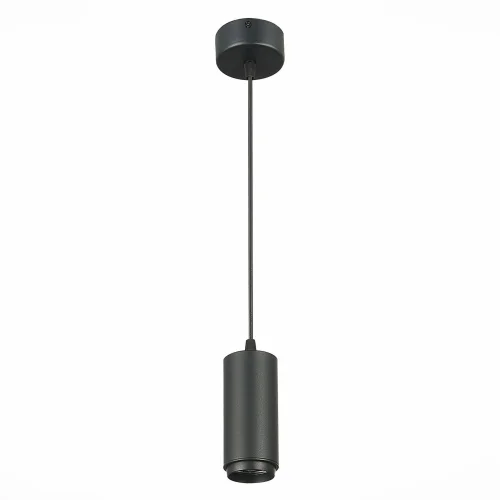 Светильник подвесной LED Zoom ST600.433.10 ST-Luce чёрный 1 лампа, основание чёрное в стиле хай-тек трубочки фото 2