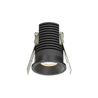 Светильник точечный LED Mini DL059-7W3K-B Maytoni чёрный 1 лампа, основание чёрное в стиле современный хай-тек круглый