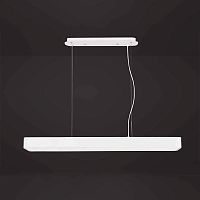 Светильник подвесной LED CUMBUCO 5503+5517 Mantra белый 1 лампа, основание белое в стиле минимализм модерн линейный