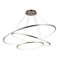 Люстра подвесная LED Monisia APL.020.13.138 Aployt хром на 1 лампу, основание хром в стиле современный кольца Люстра подвесная LED Monisia APL.020.13.138 Aployt хром на 1 лампу, основание хром в стиле современный кольца