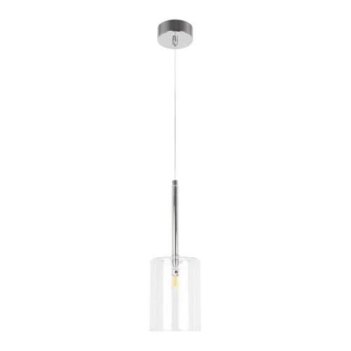 Светильник подвесной Spillray 10232/C White LOFT IT прозрачный 1 лампа, основание хром в стиле современный 