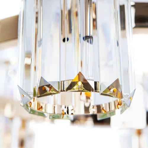 Люстра подвесная Santorini A1049SP-16GO Arte Lamp прозрачная на 16 ламп, основание золотое в стиле современный  фото 5