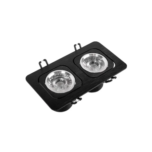 Светильник точечный LED Screen 10328/2A Black LOFT IT чёрный 2 лампы, основание чёрное в стиле современный хай-тек прямоугольный фото 5
