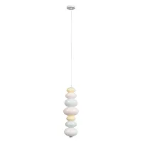 Светильник подвесной LED Macaroon 10271P/B LOFT IT разноцветный 1 лампа, основание белое в стиле  молекула шар