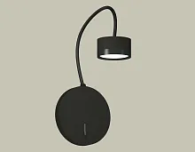 Бра с выключателем XB9596150 Ambrella light чёрный 1 лампа, основание чёрное в стиле хай-тек современный гибкая ножка для чтения