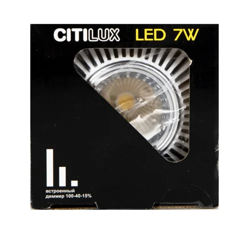 Светильник точечный LED Дзета CLD042NW1 Citilux белый 1 лампа, основание белое в стиле классический  фото 10