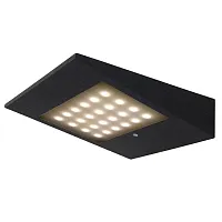 Настенный светильник LED Yeti 7098 Mantra уличный IP54 серый чёрный 1 лампа, плафон серый чёрный в стиле кантри LED