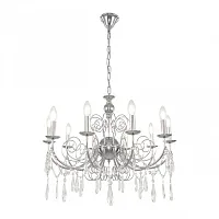 Люстра подвесная AM345620 345620/10 CR Arte Milano без плафона на 10 ламп, основание хром в стиле современный Люстра подвесная AM345620 345620/10 CR Arte Milano без плафона на 10 ламп, основание хром в стиле современный