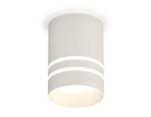 Светильник накладной XS7401042 Ambrella light белый 1 лампа, основание белое в стиле модерн хай-тек круглый