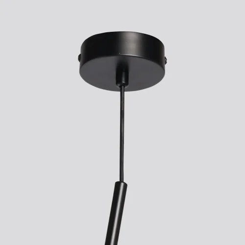 Светильник подвесной Лоск 107010701 MW-Light белый 1 лампа, основание чёрное в стиле современный  фото 7