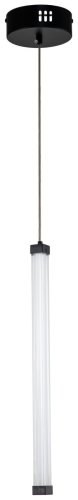 Светильник подвесной LED с пультом Quadro 4010/02/01PS Stilfort прозрачный 1 , основание бронзовое в стиле хай-тек современный трубочки с пультом