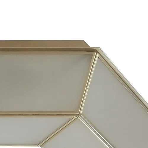 Люстра потолочная Politop 4120-6C Favourite белая на 6 ламп, основание золотое в стиле современный  фото 4