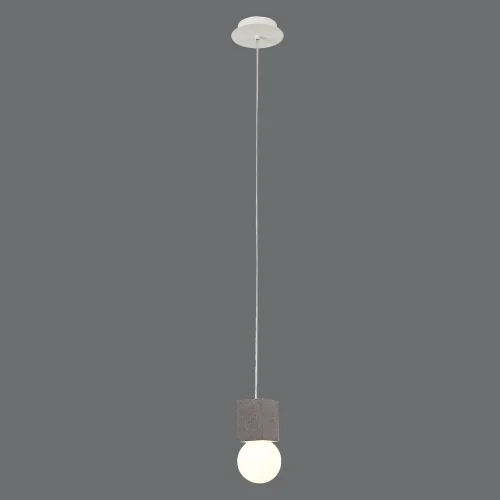 Светильник подвесной Galaxia 7705 Mantra серый без плафона 1 лампа, основание белое в стиле современный хай-тек  фото 2