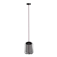 Светильник подвесной LED Knot 8134-C mini LOFT IT чёрный 1 лампа, основание чёрное в стиле модерн 