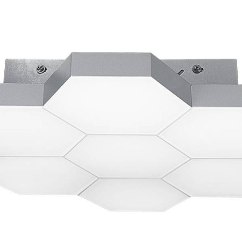 Люстра потолочная LED Favo 750074 Lightstar белая матовая хром на 1 лампа, основание матовое хром в стиле хай-тек  фото 3