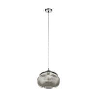 Светильник подвесной Dogato 39534 Eglo чёрный 1 лампа, основание никель в стиле современный 