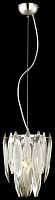 Светильник подвесной Orlanda WE144.01.103 Wertmark прозрачный белый 1 лампа, основание хром в стиле современный классический 
