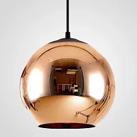 Светильник подвесной Copper Shade D50 180003-22 ImperiumLoft медь 1 лампа, основание медь в стиле арт-деко современный 