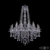 Люстра подвесная 1415/16+8/300/h-106 Pa Bohemia Ivele Crystal без плафона на 24 лампы, основание бронзовое в стиле классический sp