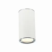Светильник накладной Chomus ST111.507.01 ST-Luce белый 1 лампа, основание белое в стиле хай-тек современный круглый