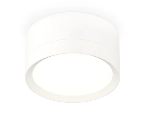Светильник накладной XS8101001 Ambrella light белый 1 лампа, основание белое в стиле хай-тек круглый