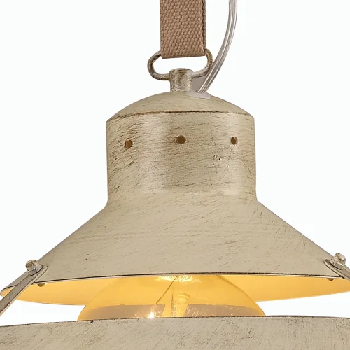 Светильник подвесной лофт INDUSTRIAL 5430 Mantra бежевый 1 лампа, основание бежевое коричневое в стиле лофт  фото 5