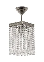 Светильник потолочный Cremono E 1.3.14.100 N Dio D'Arte прозрачная без плафона на 1 лампа, основание серое никель в стиле классический 