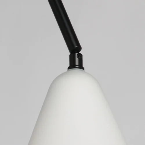 Светильник подвесной Лоск 107010701 MW-Light белый 1 лампа, основание чёрное в стиле современный  фото 4