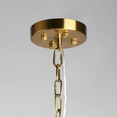 Люстра подвесная Аделард 642017010 MW-Light прозрачная на 10 ламп, основание золотое в стиле классический  фото 5