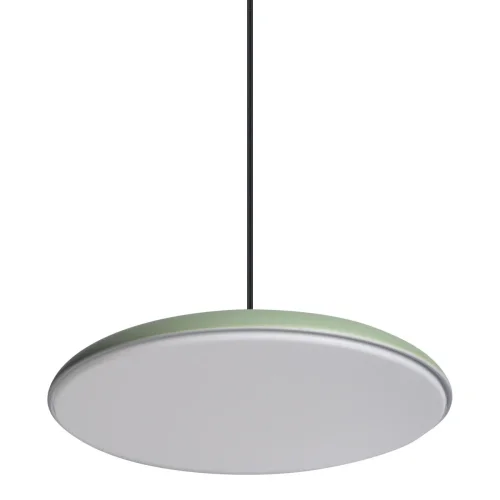 Светильник подвесной LED Plato 10119 Green LOFT IT белый зелёный 1 лампа, основание чёрное в стиле современный  фото 3