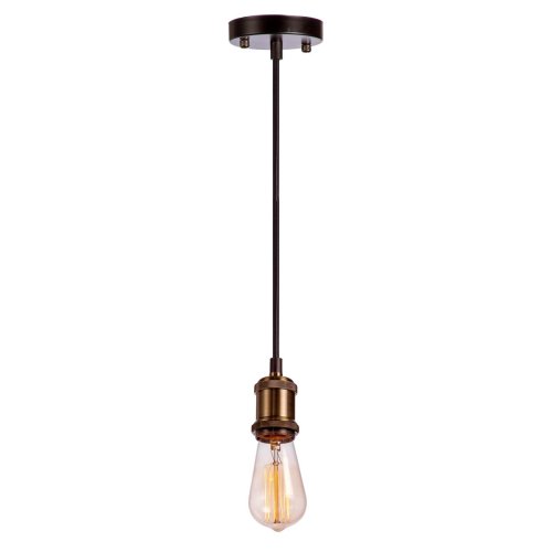 Светильник подвесной LOFT1153 LOFT IT без плафона 1 лампа, основание чёрное бронзовое в стиле лофт 