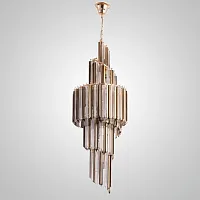 Люстра подвесная IMPERS CROISS 193714-23 ImperiumLoft прозрачная на 11 ламп, основание латунь в стиле современный Люстра подвесная IMPERS CROISS 193714-23 ImperiumLoft прозрачная на 11 ламп, основание латунь в стиле современный