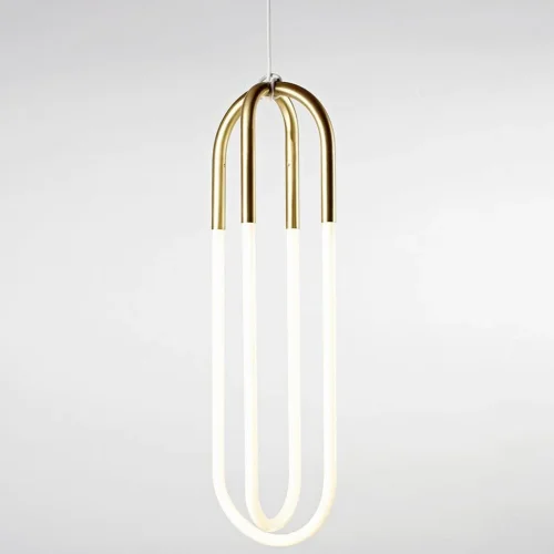 Светильник подвесной LED Rudi 85407-22 ImperiumLoft золотой 2 лампы, основание золотое в стиле современный 