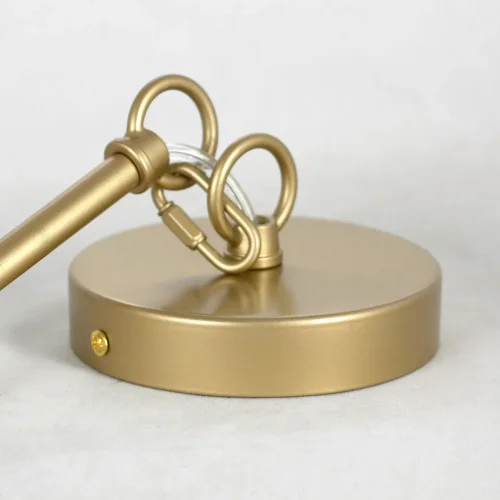 Люстра подвесная Clovis LSP-8738 Lussole без плафона на 6 ламп, основание матовое золото в стиле современный  фото 6