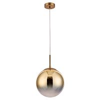 Светильник подвесной Jupiter Gold A7962SP-1GO Arte Lamp золотой 1 лампа, основание золотое в стиле современный шар