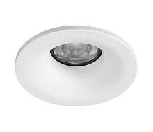 Светильник точечный CLT 004C1 WH Crystal Lux белый 1 лампа, основание белое в стиле современный 